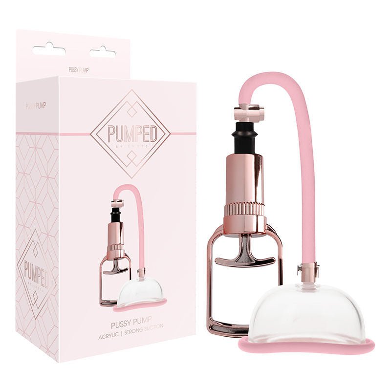 Pumped - pussy pump - Product front view and box front view | Flirtybay.com.au